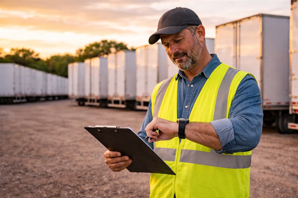 City Limit Auto mechanic inspecting a trailer